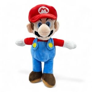 NEW Super Mario Bros - Nintendo- 10” Mario Super Mario Nintendo Game  Plush